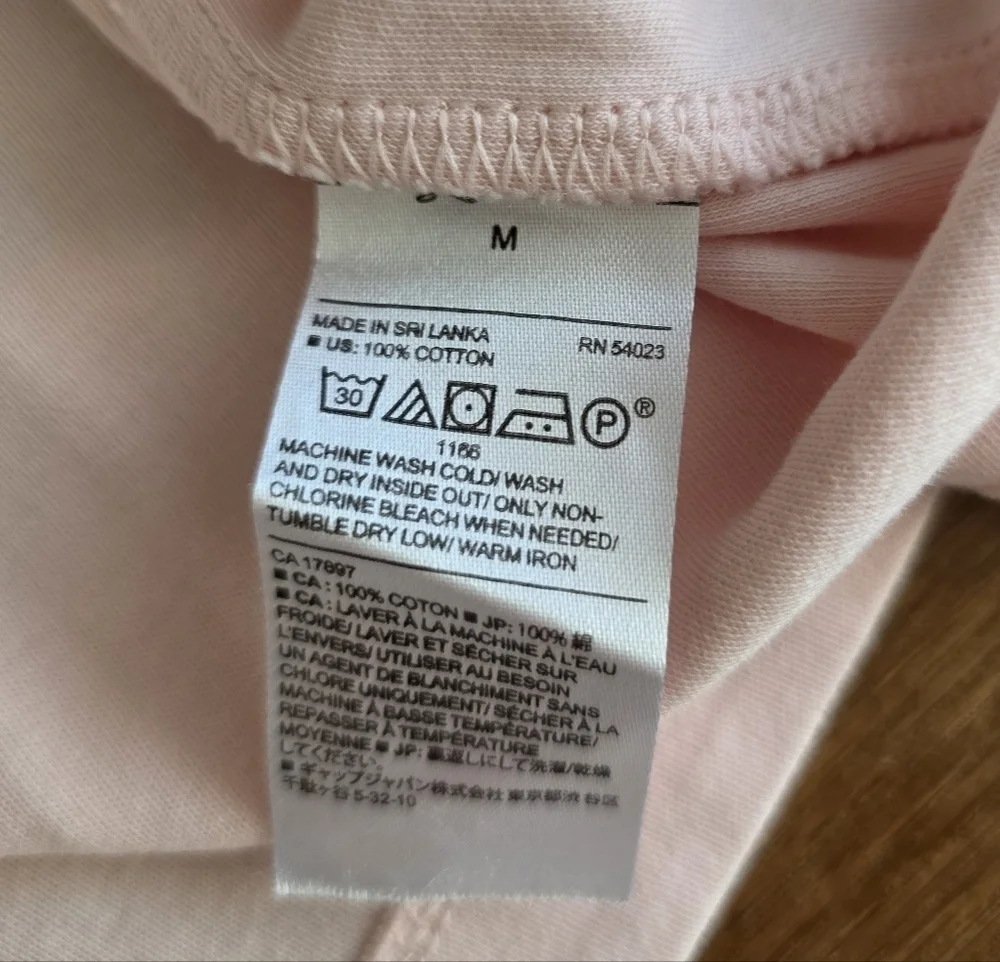 Banana Republic Pink Crew Neck Dress T-Shirt Size Medium